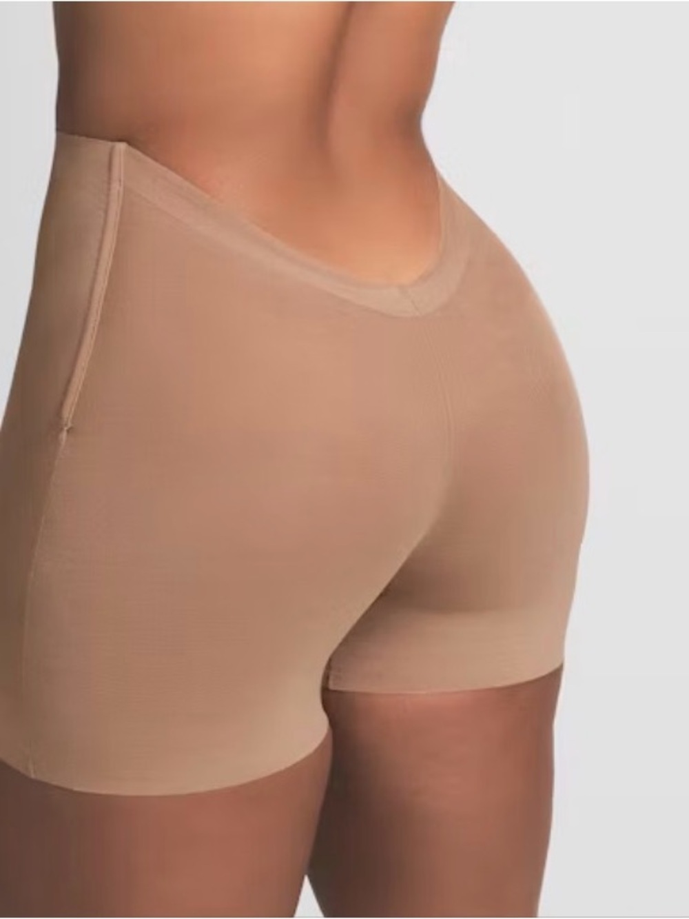SKIMS Nude Sienna Sheer Sculpt Low Back Shapewear Boning Smooth Seamless Fit